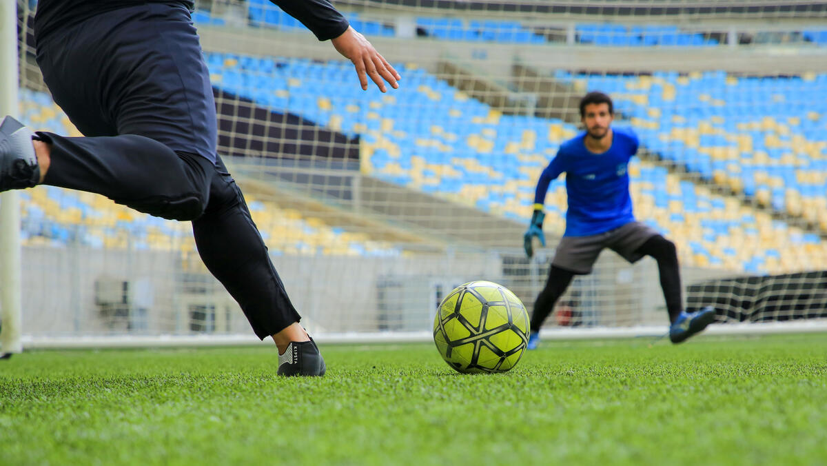 Entrevista pós-jogo à beira do campo